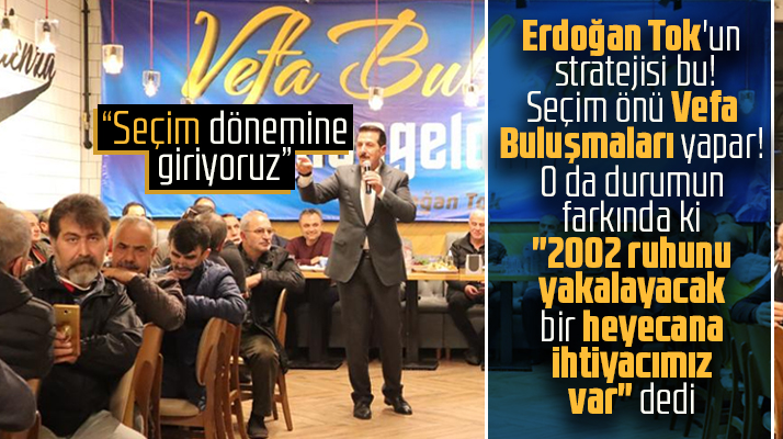 Samsun'da sahalara inen AK Partili Erdoğan Tok 2002 ruhuna ihtiyaç var dedi