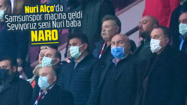 Nuri Alço, Yılport Samsunspor-MKE Ankaragücü maçı için Samsun'a geldi