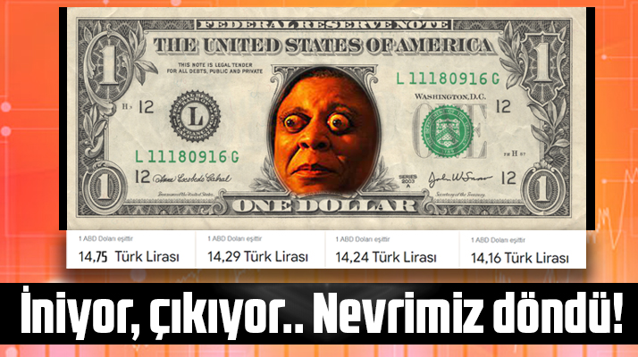 Dolar kuru 13 Aralık Pazartesi günü yerinde durmadı! 14.75'e kadar çıktı