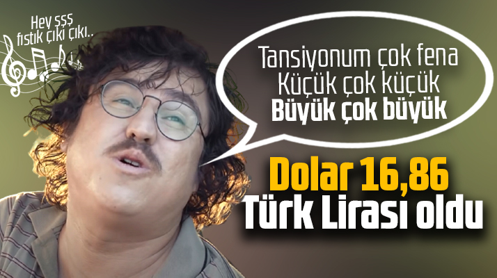 Dolar 17 liraya doğru gidiyor! Dolar kuru 16,86 oldu