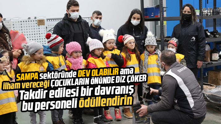 SAMPA Otomotiv Ata Çocuk Anaokulu öğrencilerine ilham verdi
