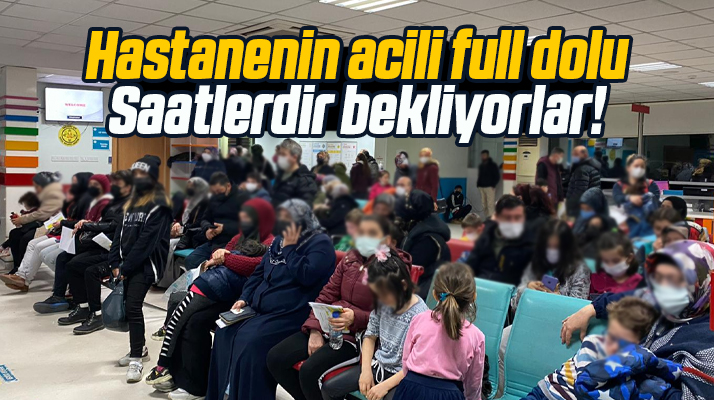 Samsun'da yılbaşı gecesi hastanenin acil servisi tıklım tıklım doldu