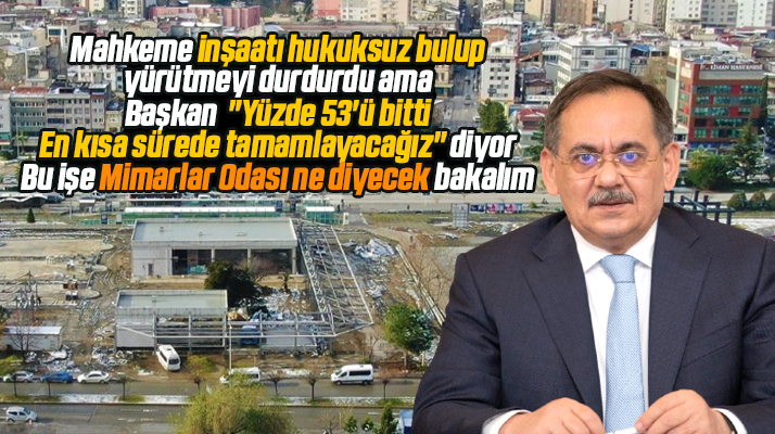 Samsun'da İlçe Minibüs Terminali inşaatı ile ilgili Mustafa Demir'den açıklama