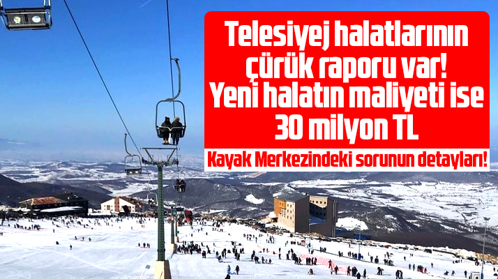 Samsun'da Akdağ Kayak Merkezinde yaşanan telesiyej sorununun detayları!
