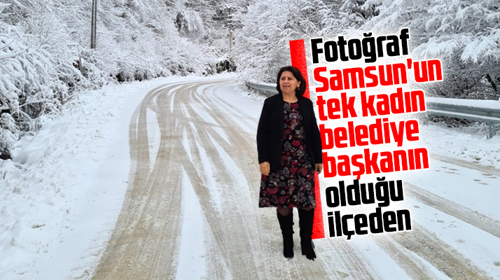 Samsun'da bir çok ilçeye kar yağdı!