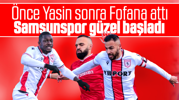 TFF 1. Lig'de Balıkesirspor Yılport Samsunspor'a 2-0 yenildi