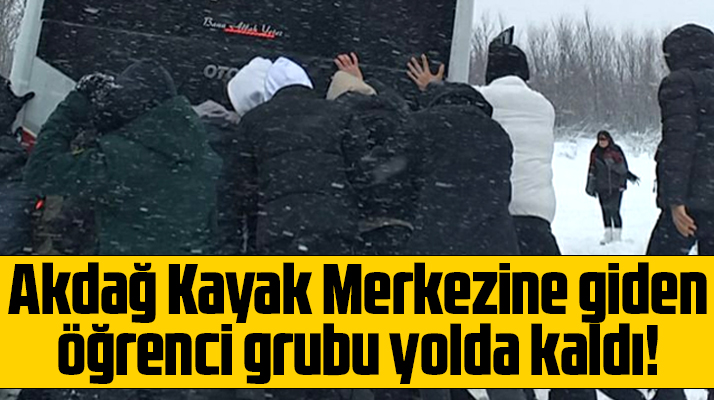 Samsun'da öğrenciler Akdağ Kayak Merkezinde mahsur kaldı!