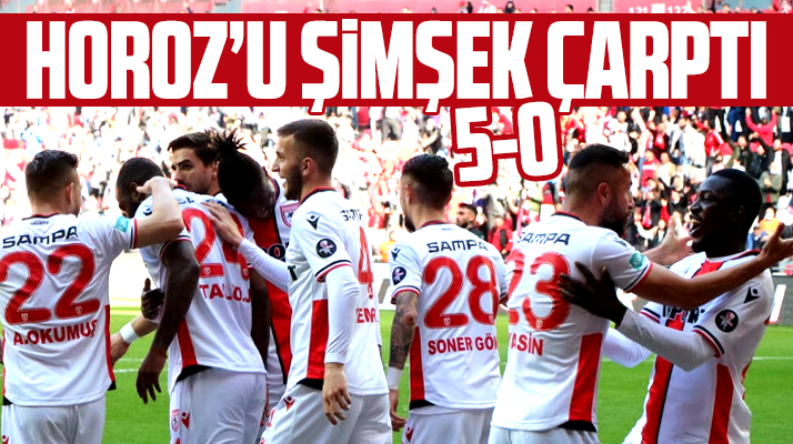 TFF 1. Ligde Yılport Samsunspor Altaş Denizlispor'u 5-0 yendi