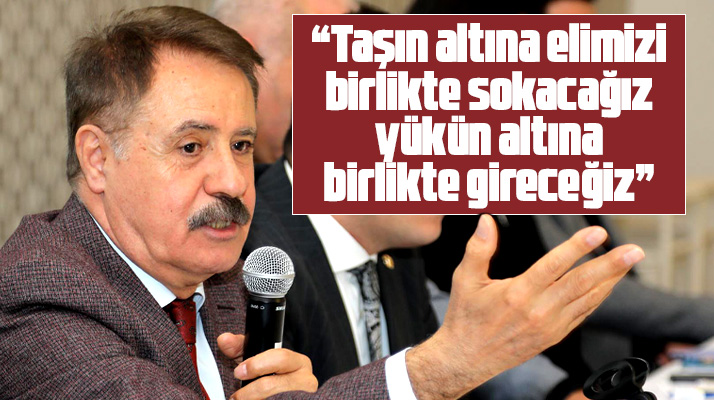 Atakum Belediye Başkanı Cemil Deveci, muhtarlara dayanışma çağrısı yaptı
