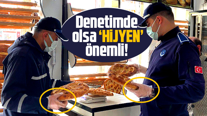 Samsun'da Terme Belediyesi zabıtası fırın ve pastanelerde hijyen denetimi yaptı