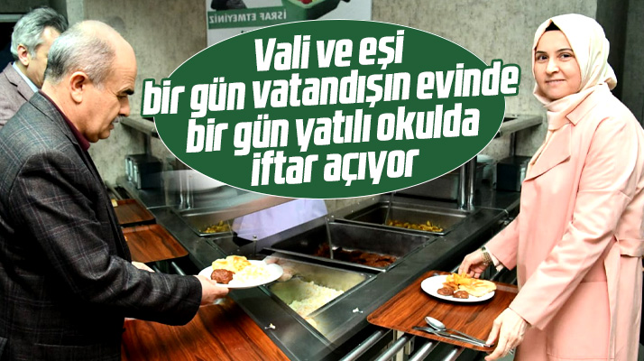 Samsun Valisi Dağlı iftarını huzurevinde, vatandaş evinde, öğrenci yurdunda açıyor