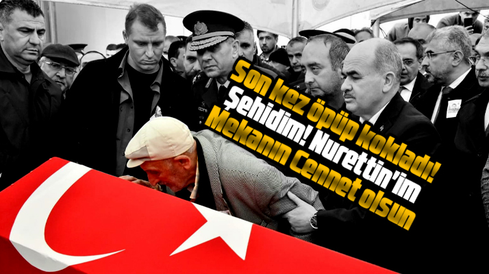 Şehit Nurettin Uzun'un cenazesi Samsun'un Çarşamba ilçesinde toprağa verildi
