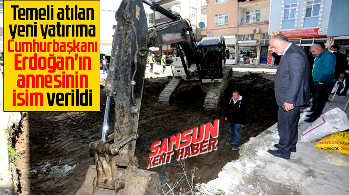 Samsun'da Canik Belediyesi Tenzile Hanım Konağı'nın temelini attı
