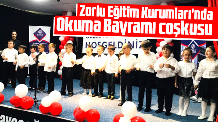 Samsun'da Zorlu Eğitim Kurumları Okuma Bayramı etkinliği düzenledi