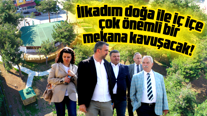 İlkadım Belediyesi'nin yaptığı Kale Kafe tamamlanma aşamasına geldi