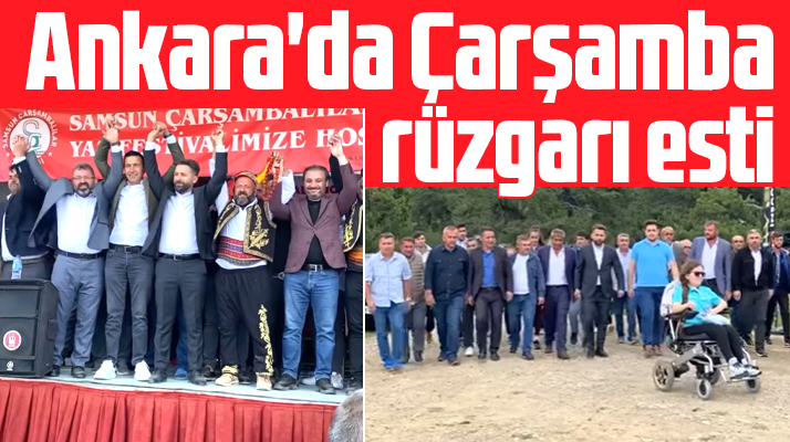 Ankara'da Çarşambalılar Derneği'nin Festivalinde Samsun rüzgarı esti