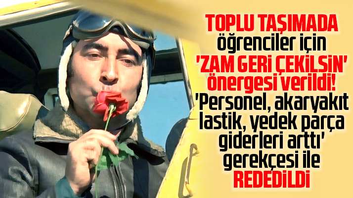 Samsun'da toplu taşımada öğrenciler için zam geri çekilsin önergesi ret edildi