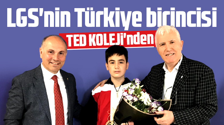 Samsun TED Koleji öğrencisi Hasan Efe Karatay LGS'de Türkiye birincisi oldu