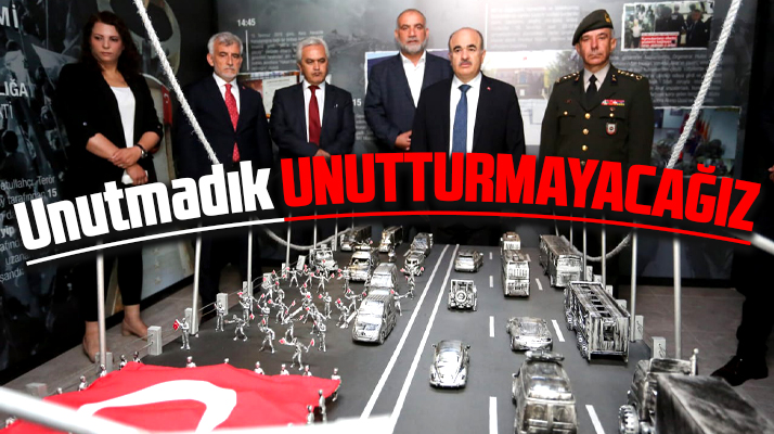 Samsun'da 15 Temmuz şehitleri 15 Temmuz'a Destanlar Müzesi'nde anıldı