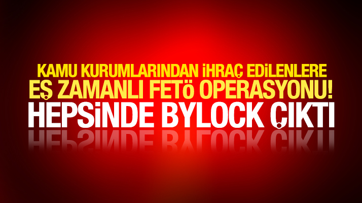 Samsun'da kamudan ihraç edilenlere FETÖ operasyonu: 13 gözaltı