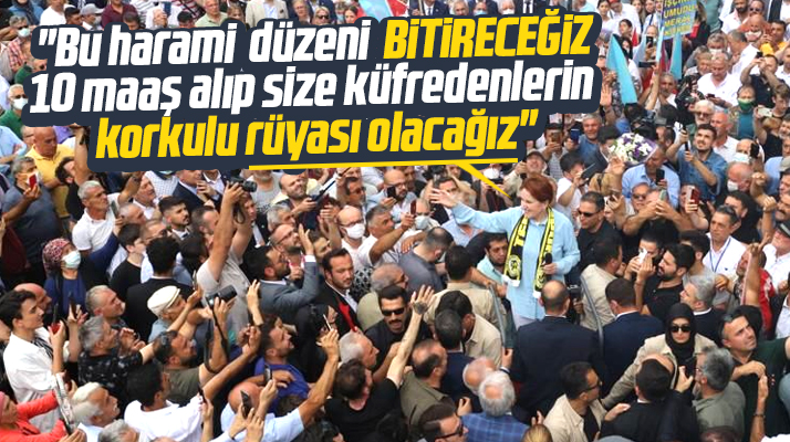 Meral Akşener Samsun'da konuştu! Harami düzeni bitireceğiz
