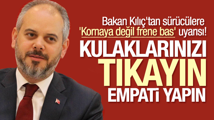 Çağatay Kılıç'tan Samsunlu sürücülere olimpiyat uyarısı: Kornaya basma frene bas