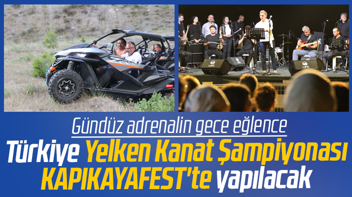 Samsun Bafra'da KAPIKAYAFEST'te Yelken Kanat Şampiyonası yapılacak