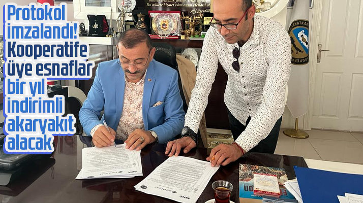 Samsun'da Atakum Esnaf Odası esnaf için indirimli akaryakıt protokolü yaptı