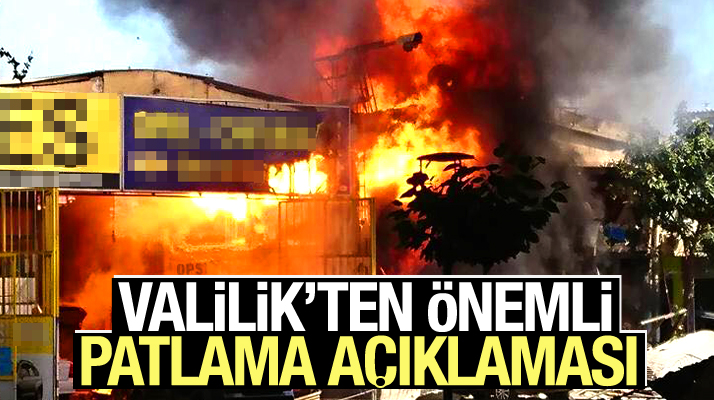 Samsun Valiliği Gülsan Sanayi Sitesinde yaşanan patlama ile ilgili önemli açıklama yaptı