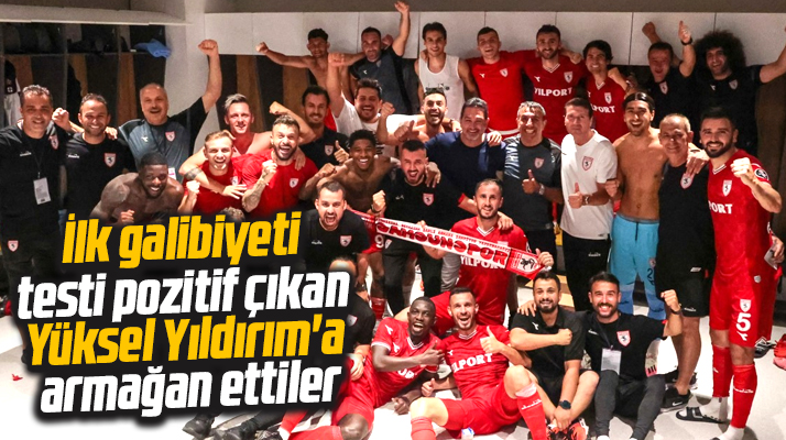 Yılport Samsunspor 2-0'lık Altay galibiyetini Yüksel Yıldırım'a armağan etti