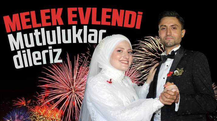Samsun'da Adem Güney'in kızı Melek Güney, Halil İbrahim Can ile dünya evine girdi