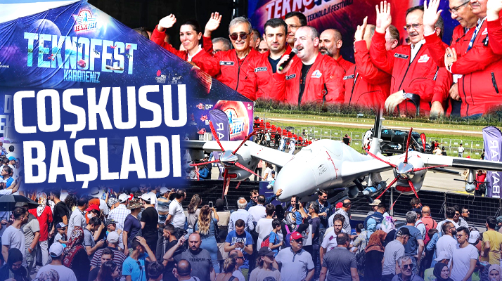 Samsun'da TEKNOFEST Karadeniz coşkusu başladı