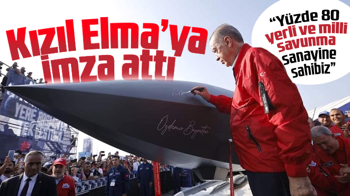 Samsun'a gelen Cumhurbaşkanı Erdoğan TEKNOFEST Karadeniz'de konuştu