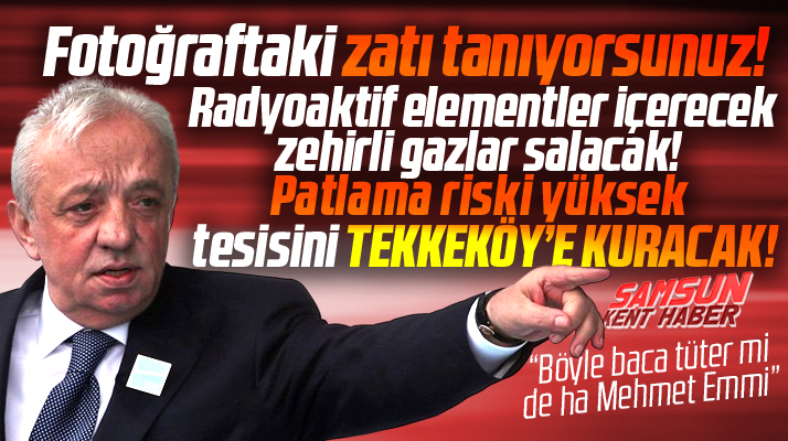 Samsun'da Cengiz Enerji'nin Tekkeköy ilçesine kuracağı atık depolama tesisine tepki