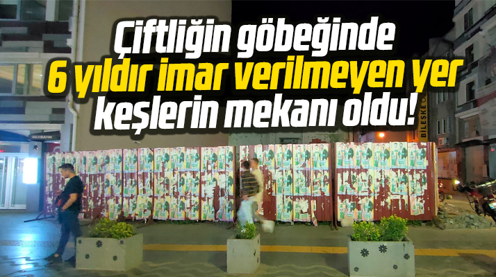 Samsun'da 6 yıldır imar bekleyen arsa uyuşturucu kullananların mekanı oldu