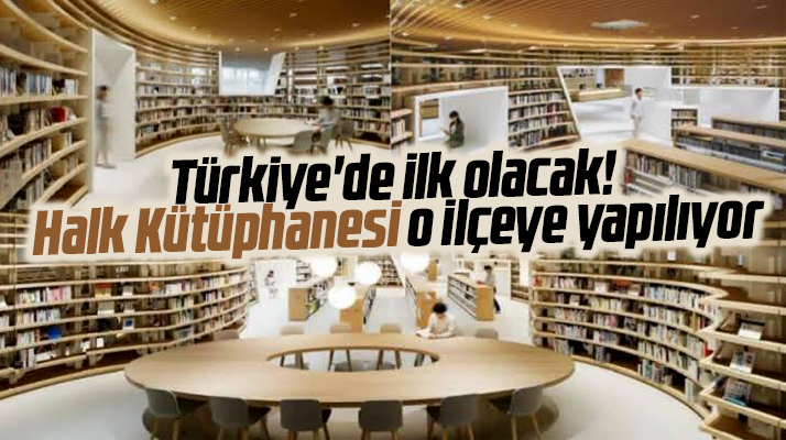 Samsun'un Çarşamba ilçesine Türkiye'de ilk olacak Halk Kütüphanesi yapılıyor