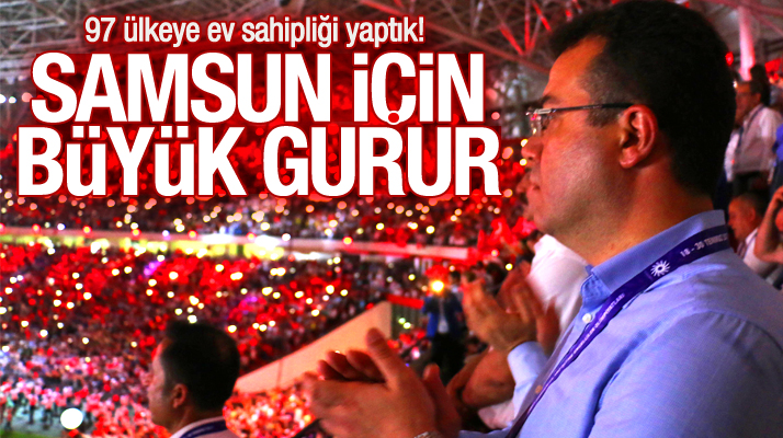 İshak Taşçı:Samsun 97 ülkeye ev sahipliği yaptı bu büyük bir gurur