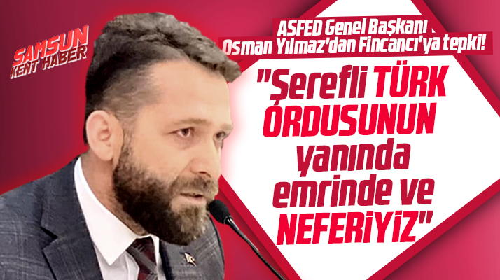 ASFED Genel Başkanı Osman Yılmaz'dan Şebnem Korur Fincancı'ya tepki