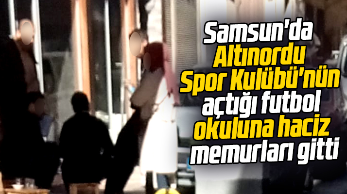 Samsun'da Altınordu Spor Kulübü'nün açtığı futbol okuluna haciz şoku