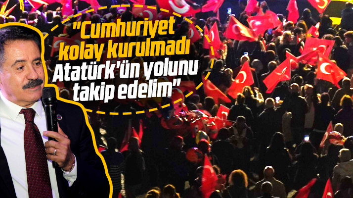 Samsun'da Atakum Belediyesi'nden muhteşem Cumhuriyet Bayramı kutlaması