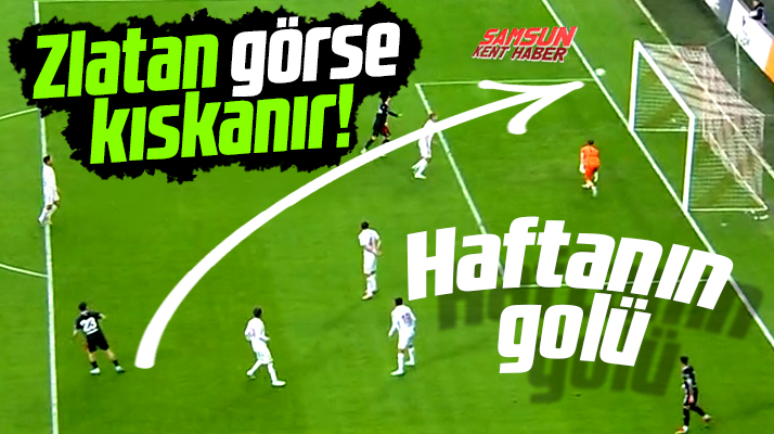 Samsunspor'da Ali Kaan Güneren'den Göztepe'ye enfes gol