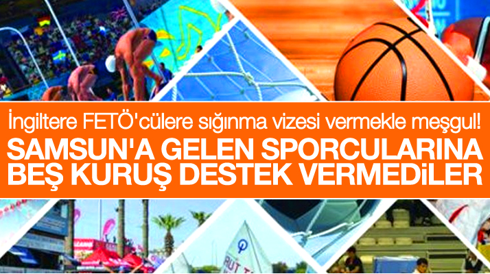 İngiltere olimpiyat için Samsun'a gelen sporcularına beş kuruş destek vermedi