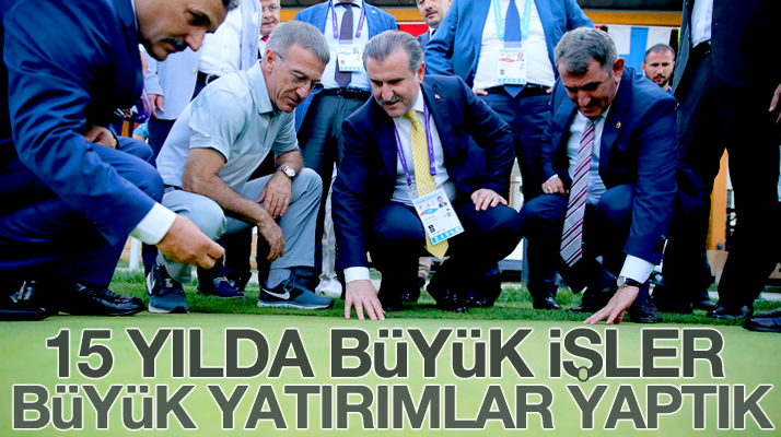 Bakan Osman Aşkın Bak Samsun'da konuştu: 15 yılda büyük işler yaptık