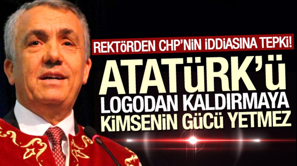 OMÜ Rektörü Sait Bilgiç üniversite logosundan Atatürk kaldırılacak iddiasına yanıt verdi