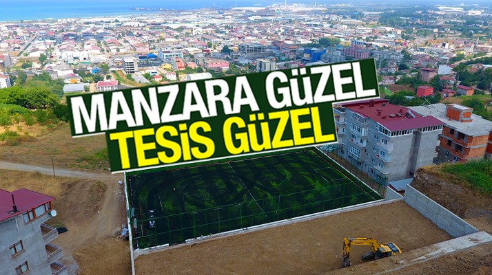 Samsun Tekkeköy'de iki katlı spor kompleksinin inşaatında sona gelindi