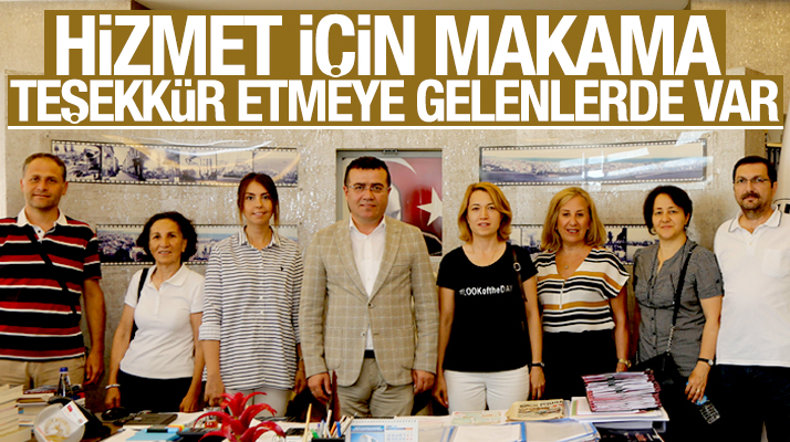 Samsun'un Atakum ilçesi Mevlana mahallesi sakinleri İshak Taşçı'ya teşekkür etti