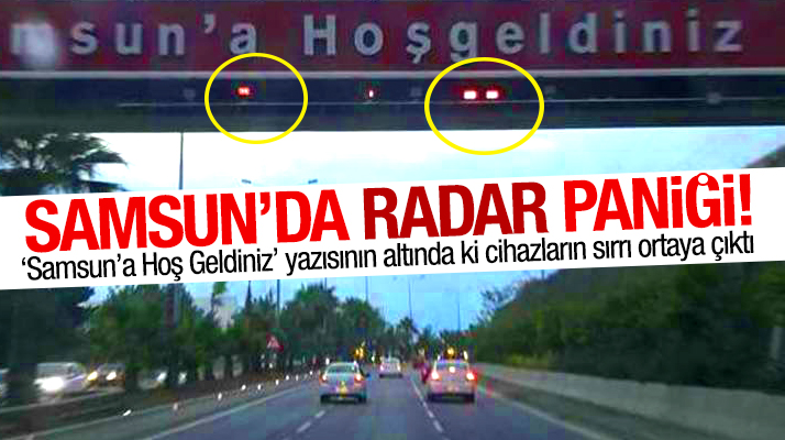 Samsun'da köprü altına konulan cihazlar TEDES radarı mı