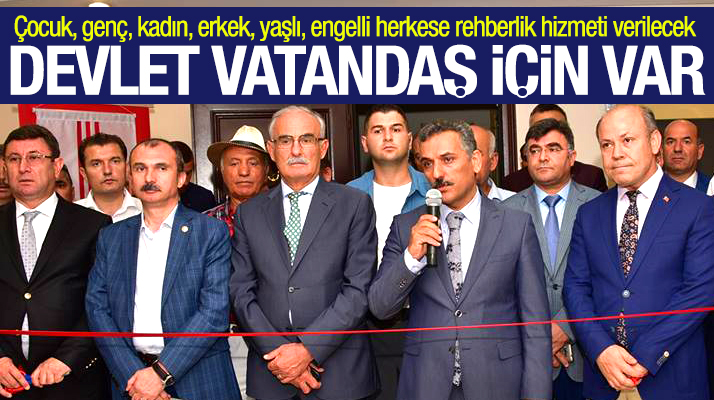 Yusuf Ziya Yılmaz Bafra'da konuştu: Devlet vatandaş için var
