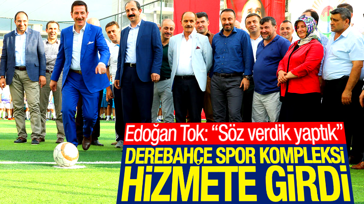 Samsun'un İlkadım ilçesinde Derebahçe Spor Kompleksi hizmete girdi
