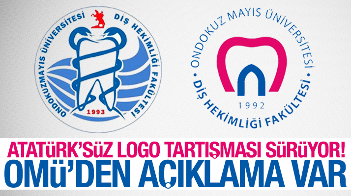 Samsun OMÜ'den Diş Hekimliği Fakültesinin tartışma yaratan logosu ile ilgili açıklama geldi